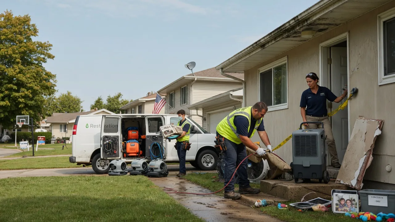 Water Damage Restoration in Hull, TX near me